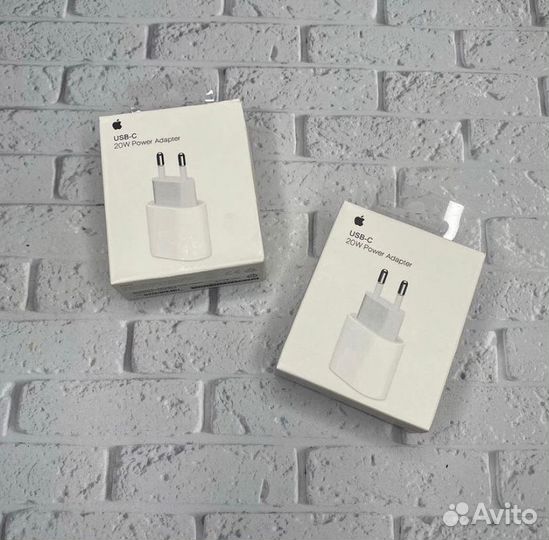 Адаптер Apple USB-C 20W Быстрая зарядка iPhone