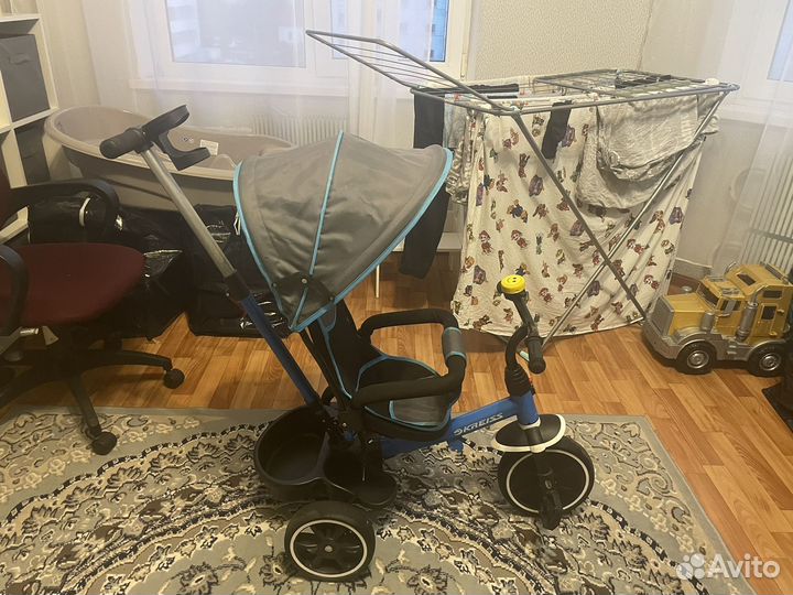 Детский велосипед с ручкой бу