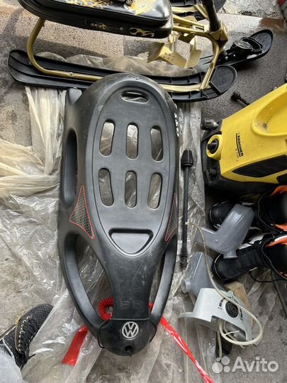 Снегокат, санки, лыжи