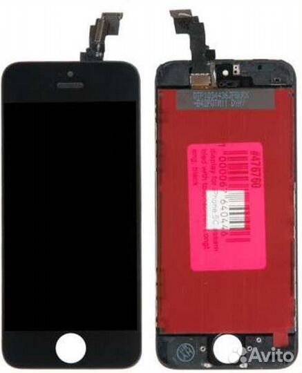 Дисплей для iPhone 5C в сборе с тачскрином Черный