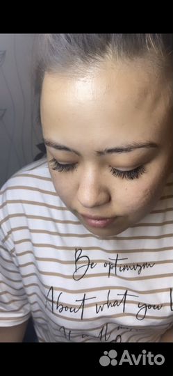 Наращивание ресниц на дому