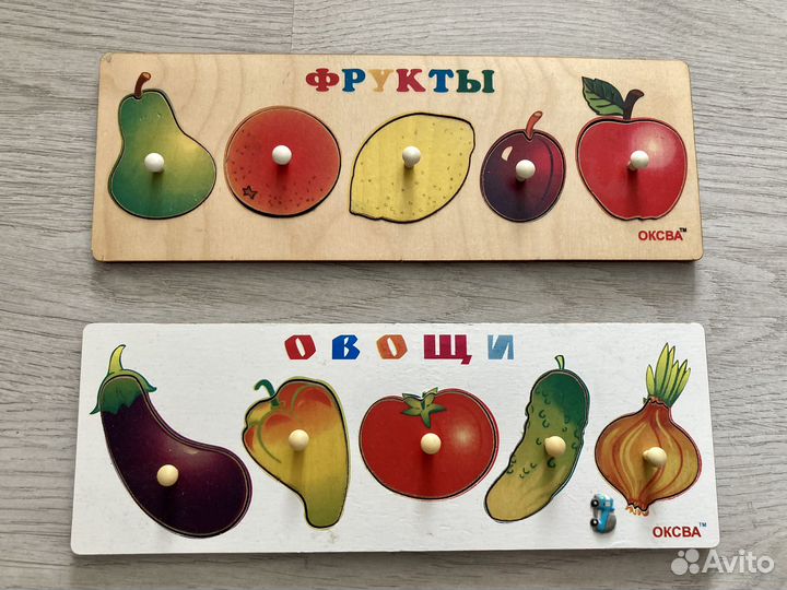 Развивающие игрушки деревяные (сортер)