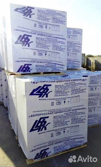 Газобетон / Газосиликат Беларусский Подольск