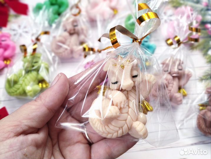 Мыло ручной работы дракон