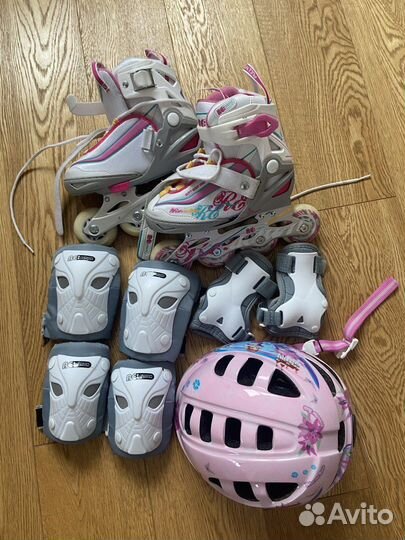 Ролики детские раздвижные р.26-31