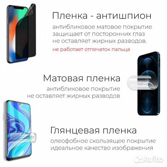 Гидрогелевая пленка Oppo Reno 2