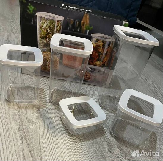 Контейнеры для хранения круп банки емкости сыпучих
