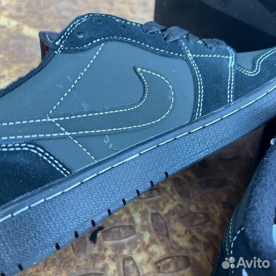 Кроссовки Jordan 1 Low Travis Scott Black Phantom