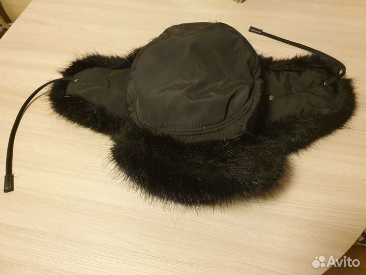 Мужская зимняя шапка ушанка 54