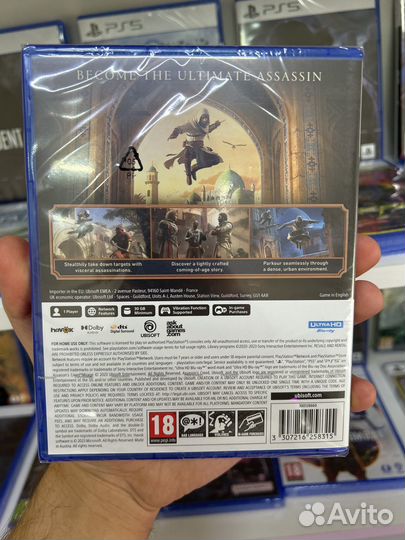 Assasin creed Mirage PS5 диск новый