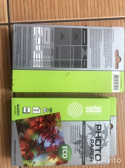 Фотобумага cactus