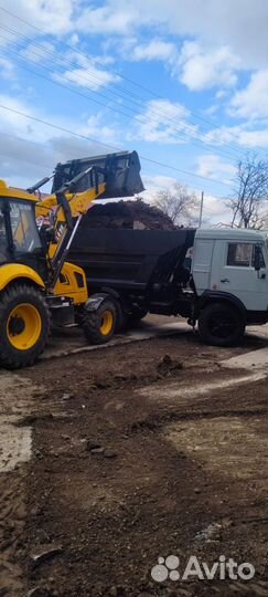 Вывоз грунта самосвалами