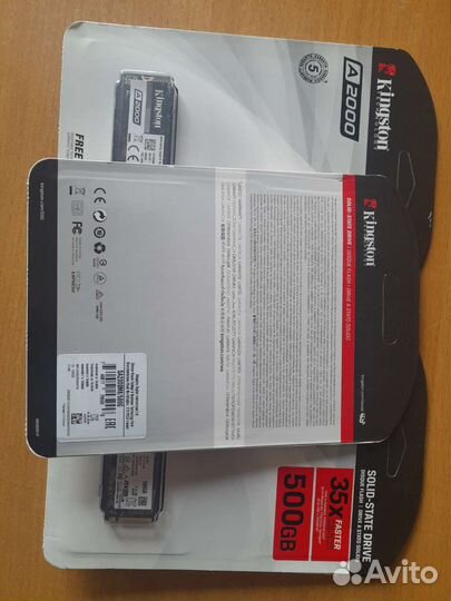 SSD диски nvme Kingston A2000 500GB новые
