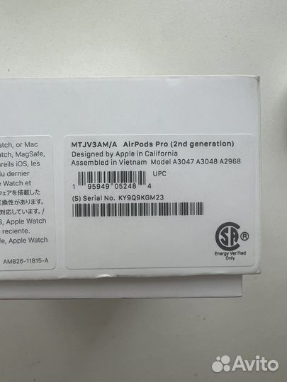 Наушники apple airpods pro 2