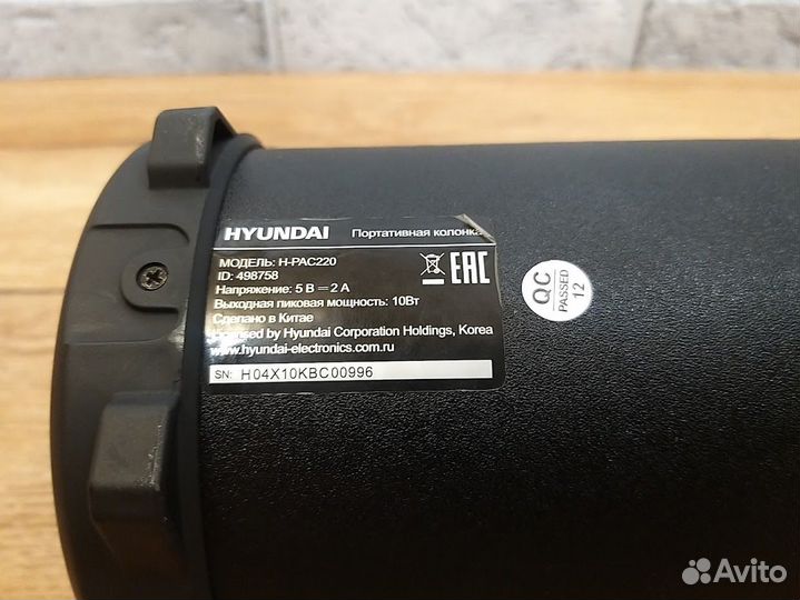 Портативная колонка Hyundai H-PAC220