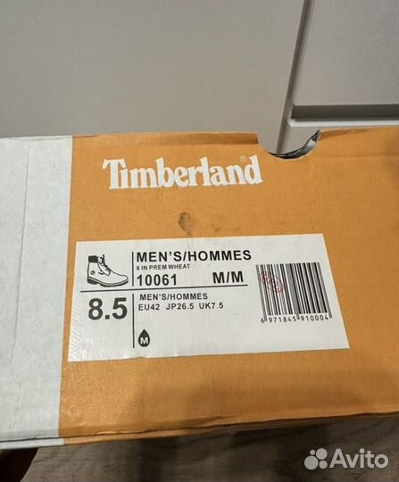 Ботинки мужские timberland