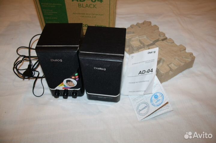 Акустические звуковые колонки Dialog Disco AD-04