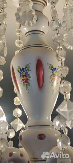 Фарфоровая люстра Чехословакия