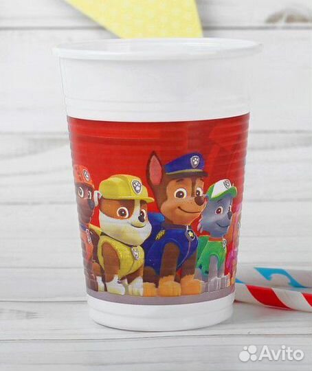 Одноразовая посуда Щенячий патруль