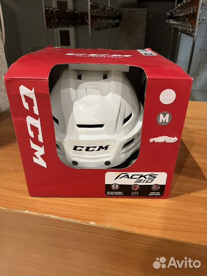 Шлем хоккейный CCM tacks 310 M белый
