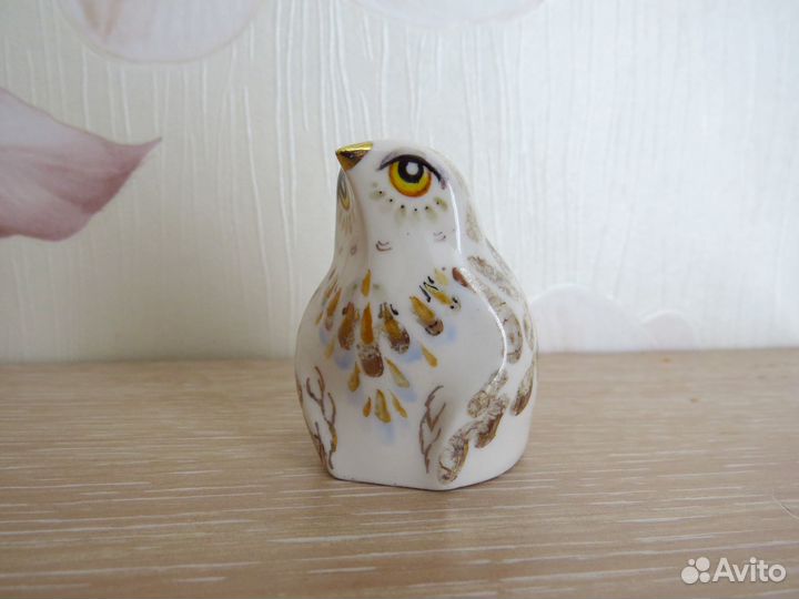 Фарфоровая солонка-куропатка