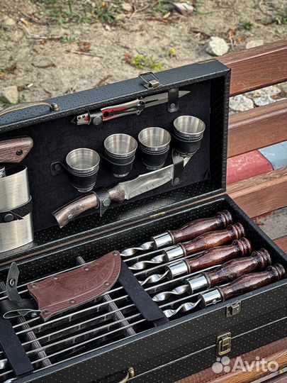 Шашлычный набор в кейсе