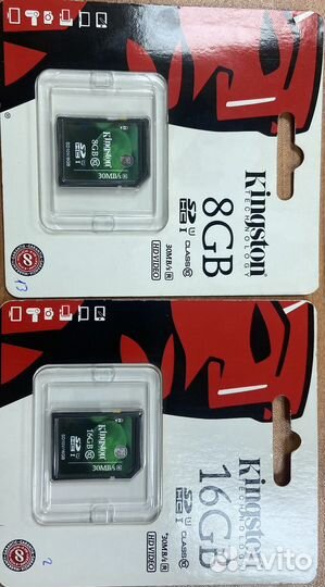 Карта памяти kingston sdhc 8/16GB