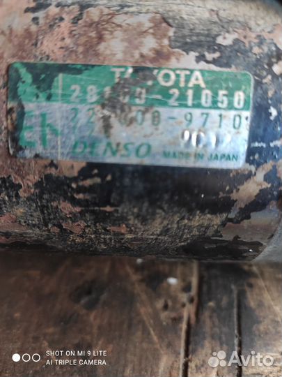 Стартер toyota