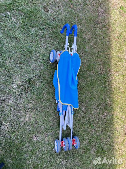 Детская прогулочная легкая коляска трость