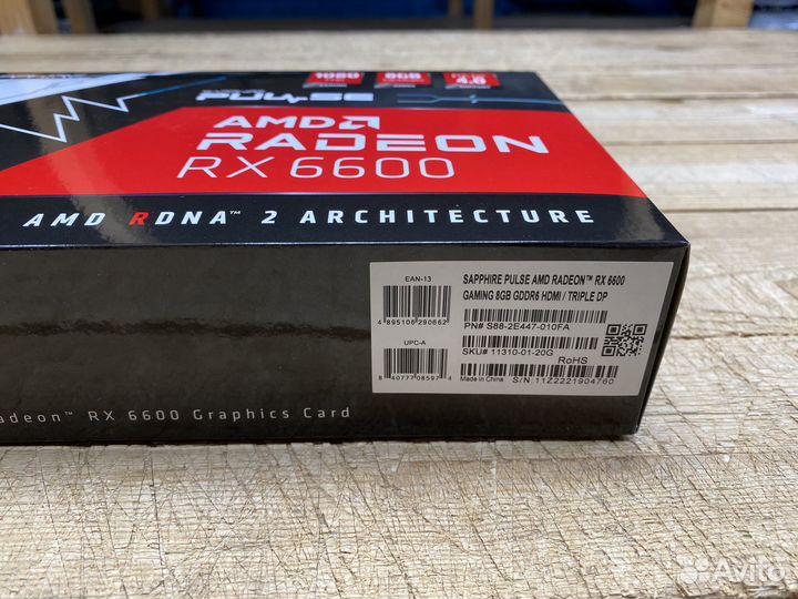 Новые видеокарты Sapphire RX 6600 pulse