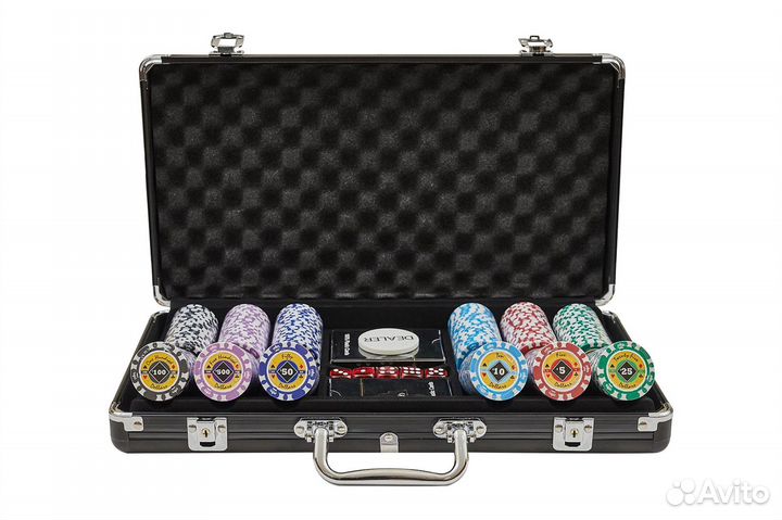 Набор для покера Crown на 300 фишек 61719