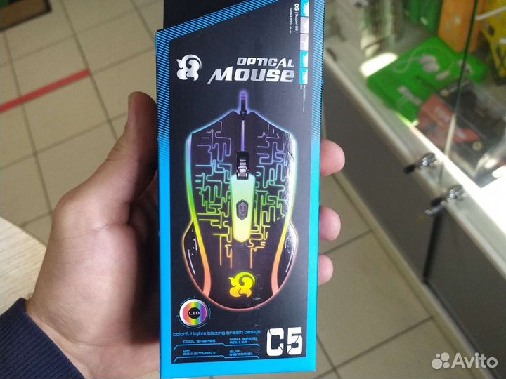 Игровая мышь(новая)