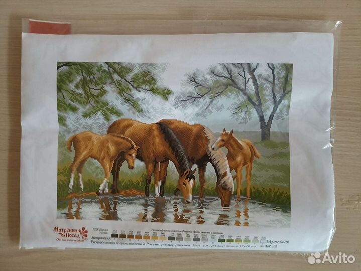 Канва с нанесенным рисунком