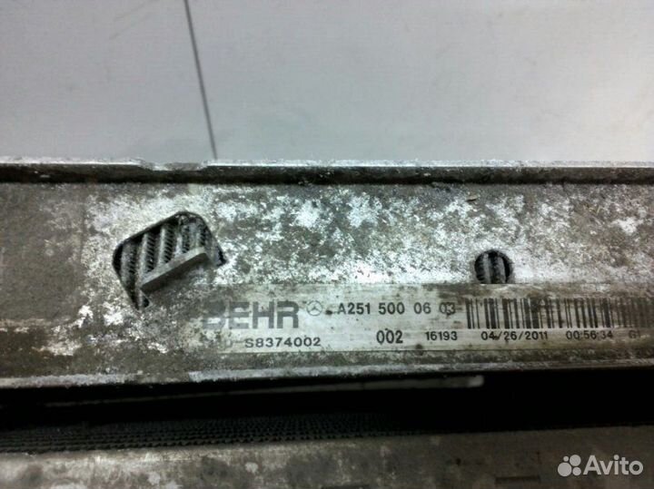 Радиатор двс передний Mercedes-Benz R-Class W251