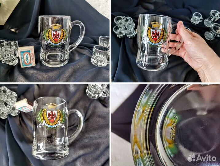 Пивные кружки. От 25 мл. Стекло, керамика. От