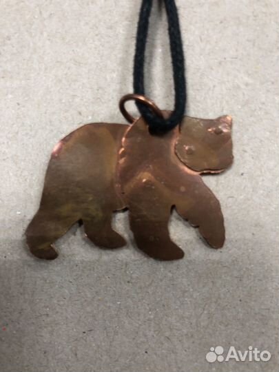 Медная подвеска