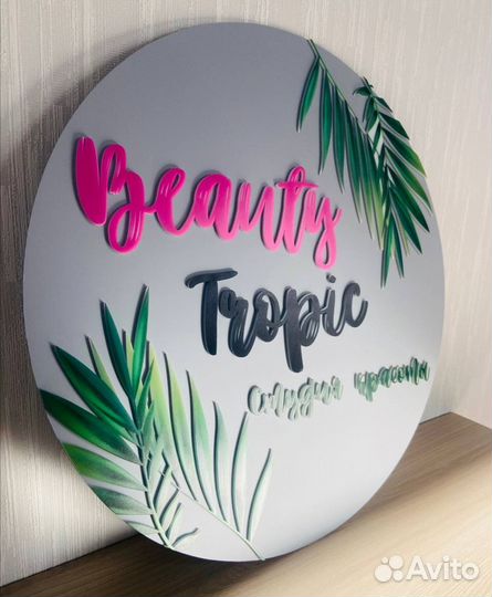 Вывески из органического стекла 59