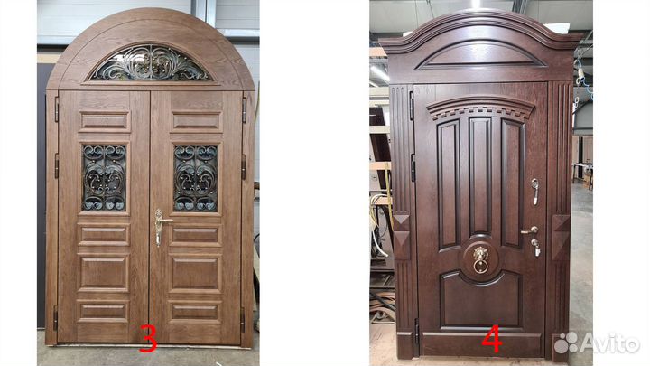 Арочные входные двери на заказ