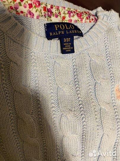 Polo ralph lauren свитер,джинсы mek, mothercare