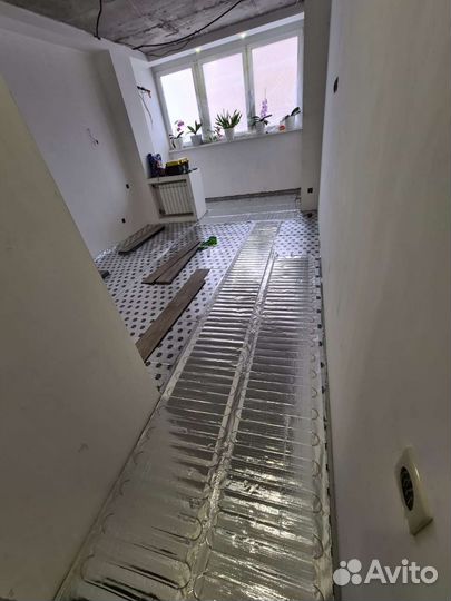 Электрические тёплые полы,монтаж и подключение