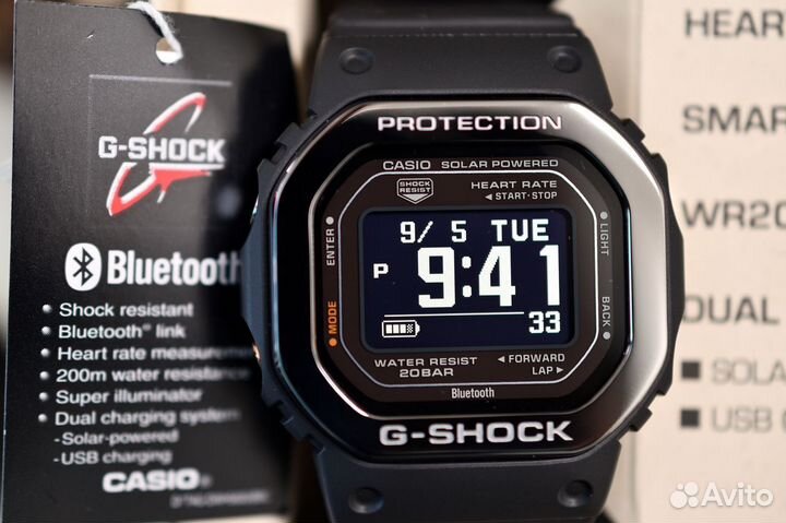 Часы Casio G-Shock DW-H5600MB-1 Bluetooth SMART