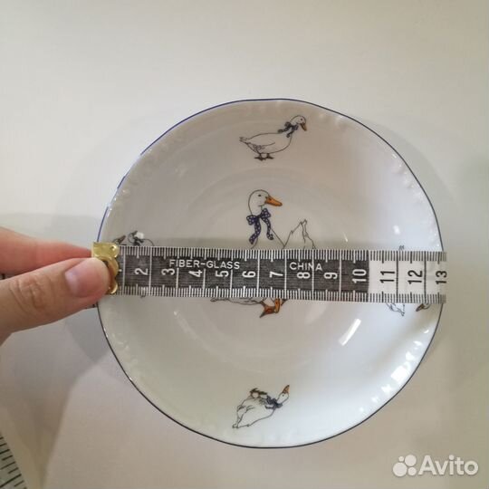 Тарелки Гуси Thun Bohemia Чехия. Оригинал 100