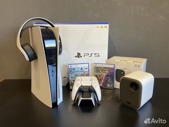 Sony playstation 5 + проектор xiaomi mijia mini