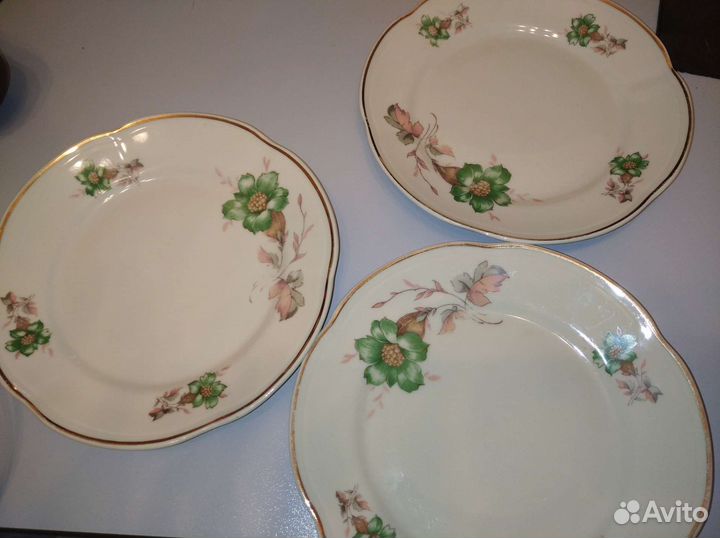 Тарелки десертные Chodziez Польша 1960-ые