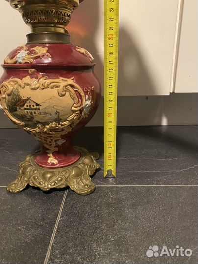 Лампа майолика