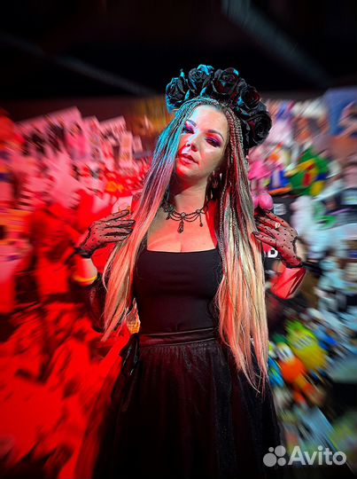 Афрохвост, афролоконы, дреды, косы