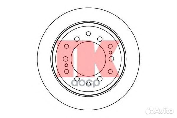 Диск тормозной 204575 Nk
