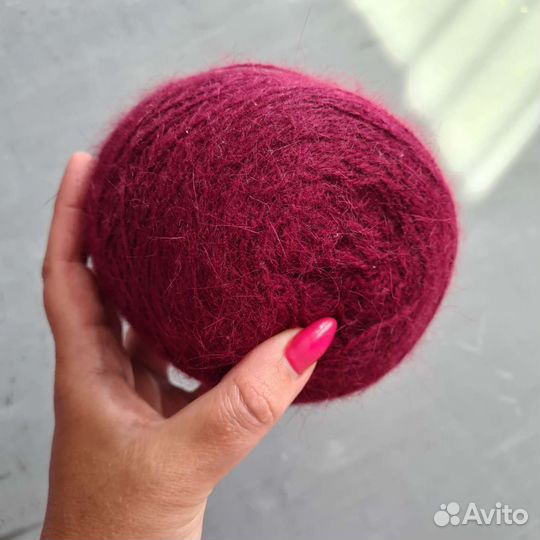 Пряжа пух норки бобинная ангора