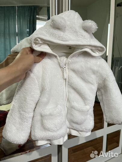 Плюшевая кофта детская