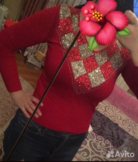 Кофточка нарядная с бисером